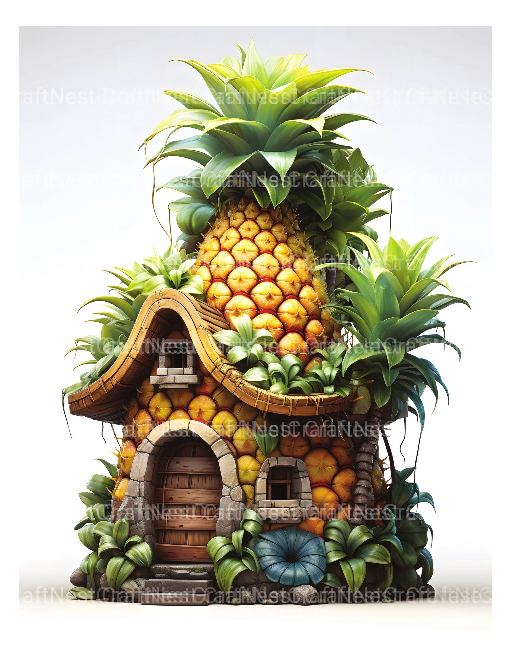 Fairy House Coloring Book