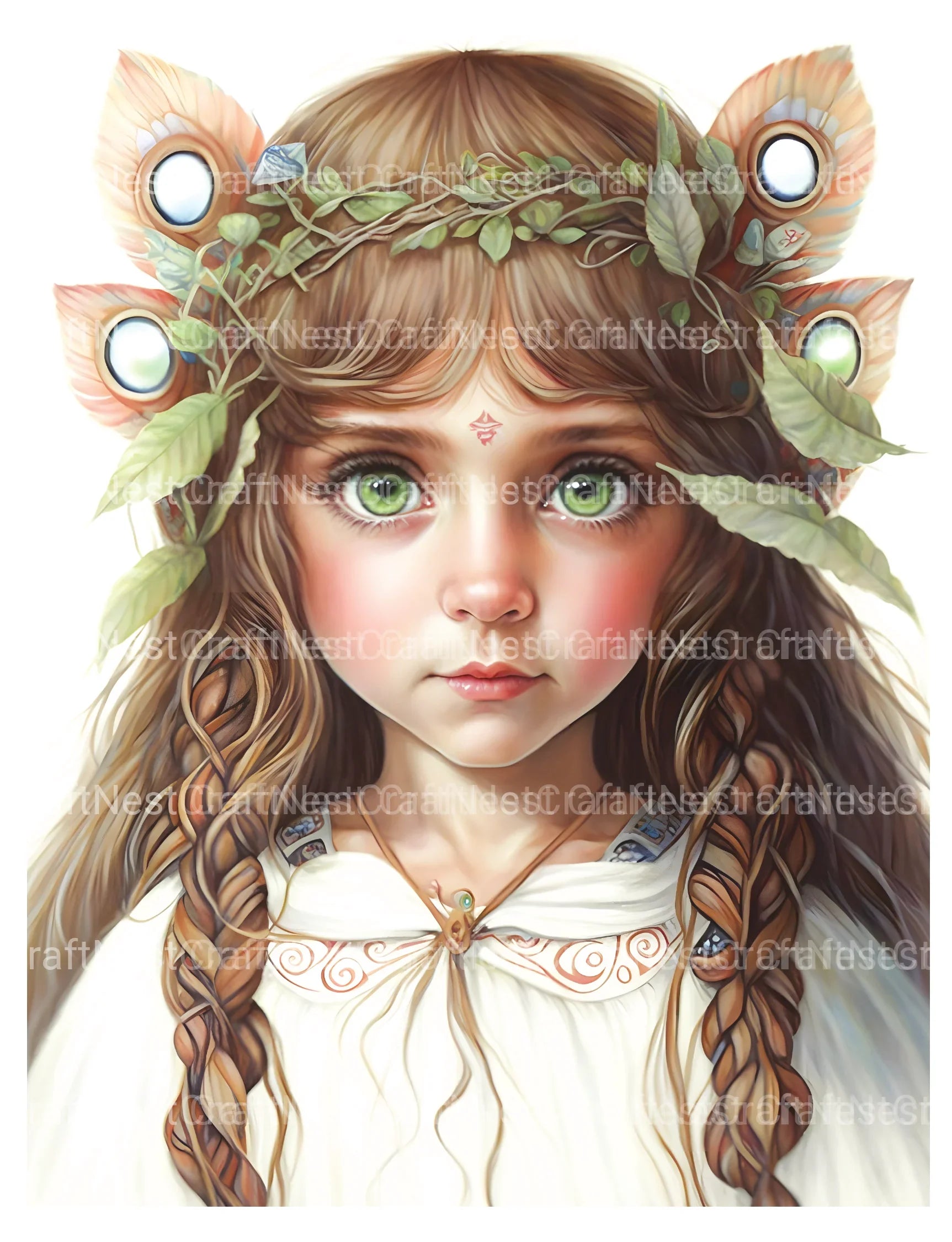 Fairy Girl Coloring Book - CraftNest - Digital Crafting and Art