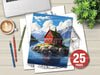 Norwegian Tiny House Coloring Book