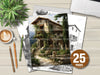 Italian Houses Coloring Book