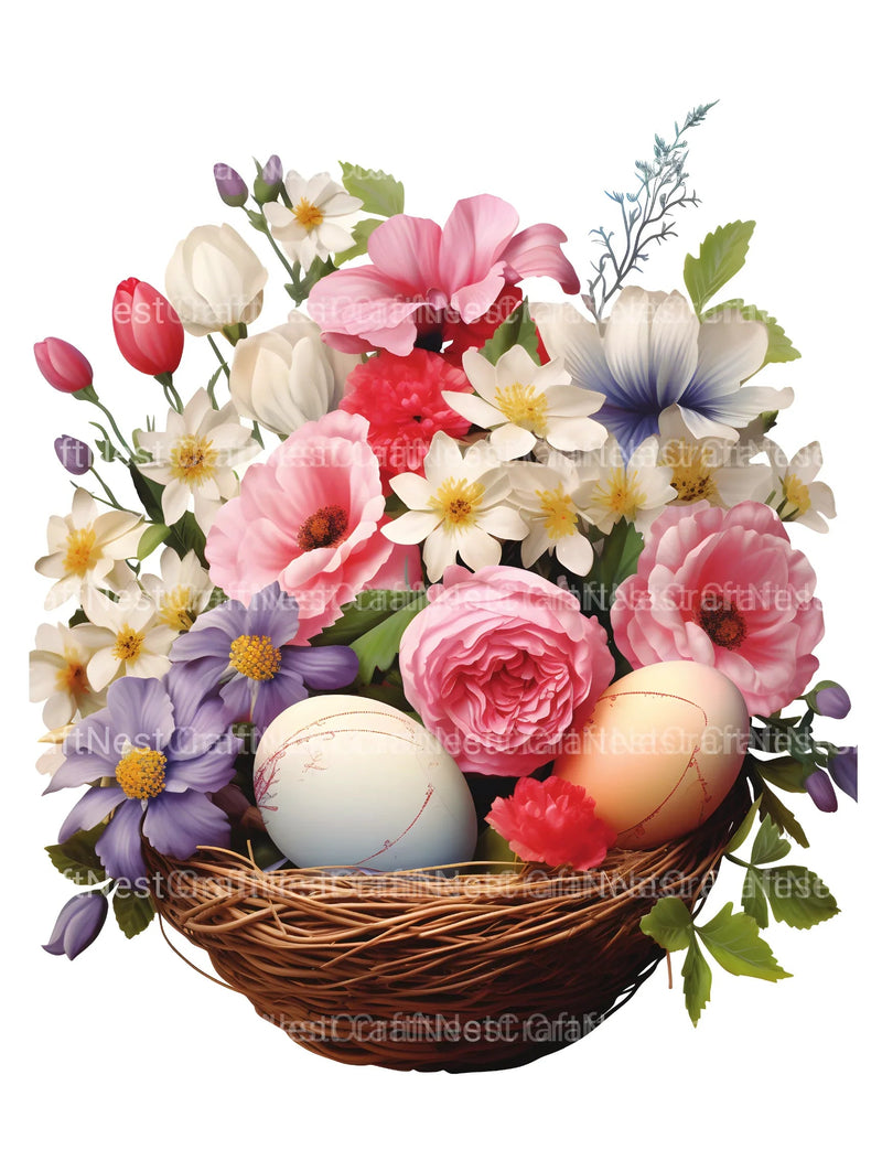 Easter Basket Coloring Book - CraftNest - Digital Crafting and Art