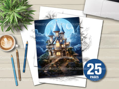Fairy Fort Coloring Book - CraftNest - Digital Crafting and Art