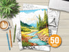 Country Life Coloring Book