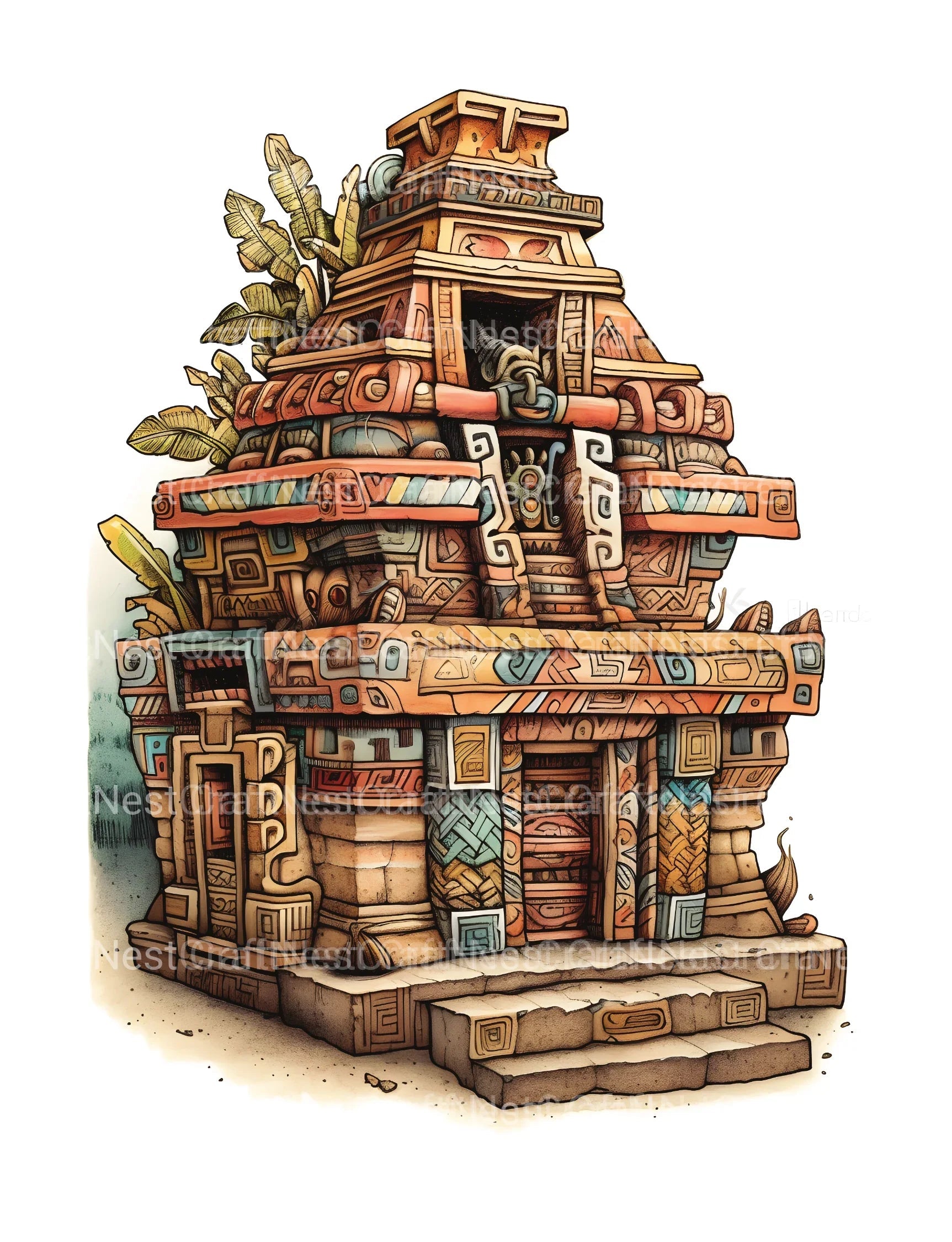 Castle Tiny House Coloring Book - CraftNest - Digital Crafting and Art