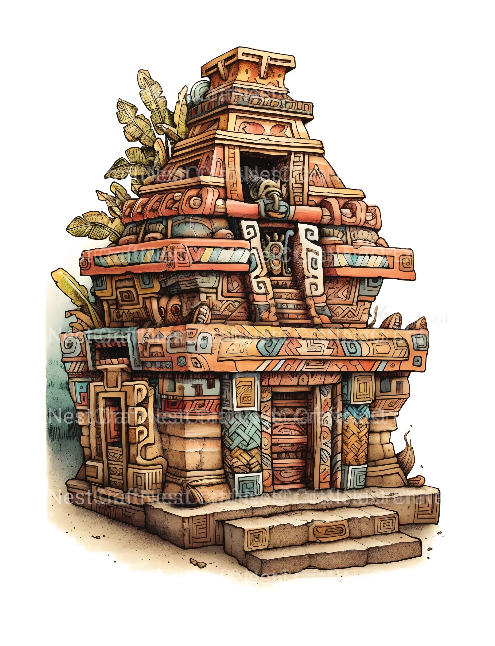 Castle Tiny House Coloring Book - CraftNest - Digital Crafting and Art