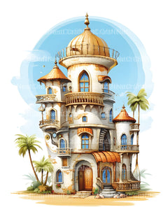 Indian Tiny House Coloring Book - CraftNest - Digital Crafting and Art