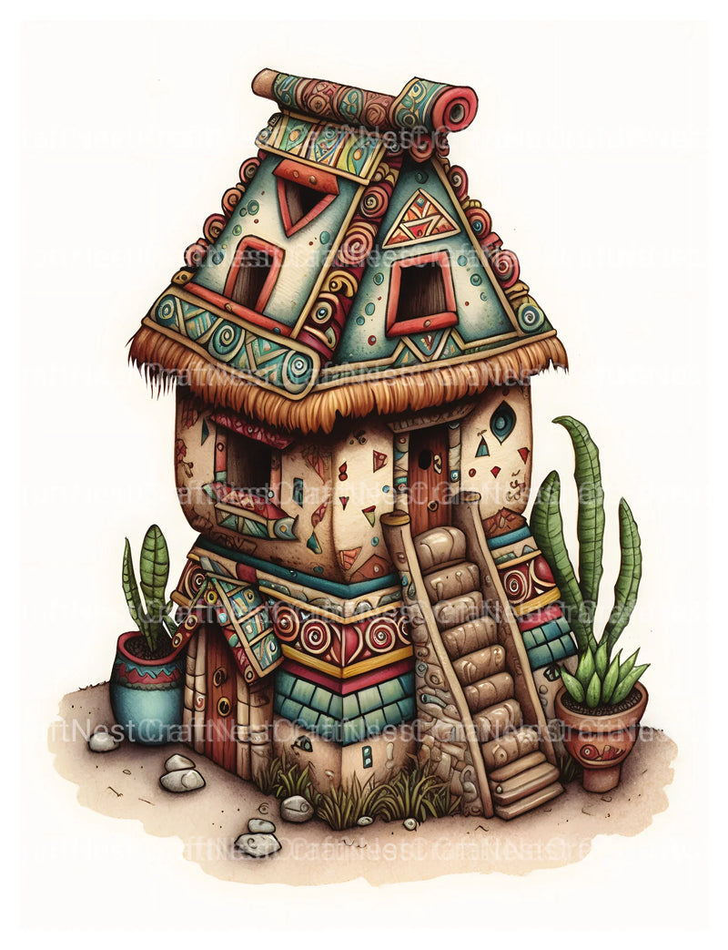 Castle Tiny House Coloring Book - CraftNest - Digital Crafting and Art