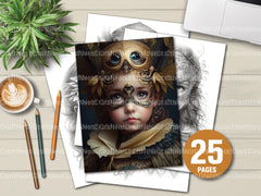 Viking Boy Coloring Book - CraftNest - Digital Crafting and Art