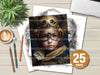 Venetian Masks GirlsColoring Book