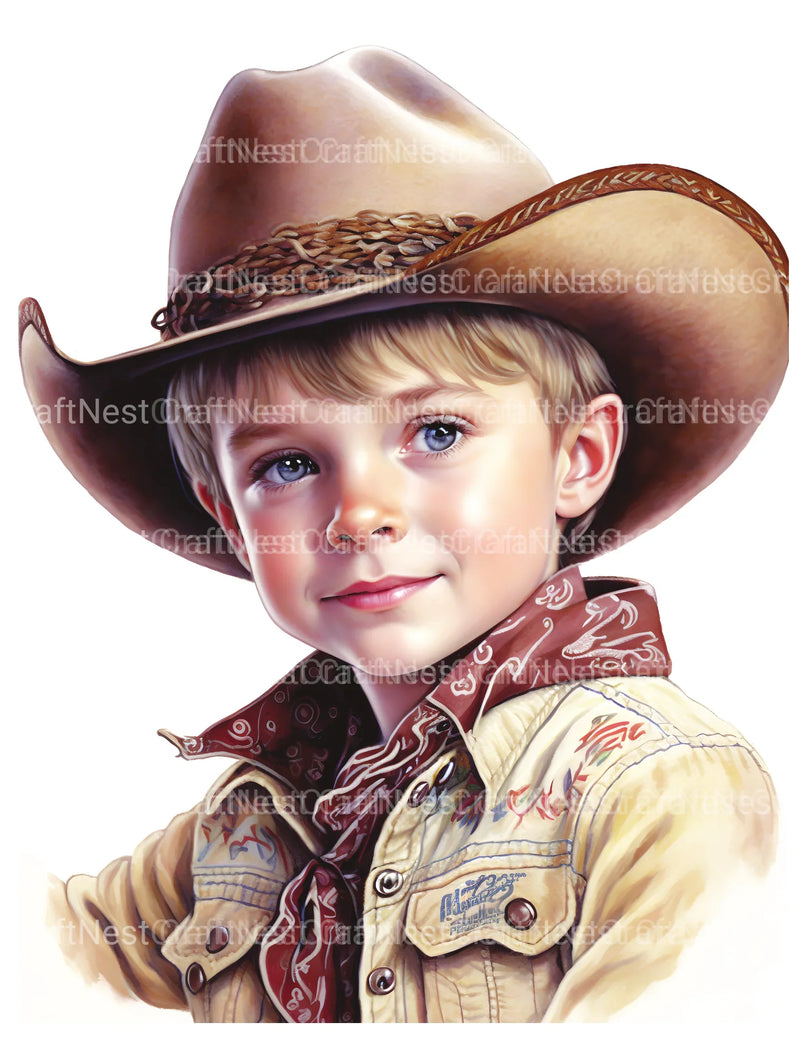 Cowgirl Coloring Book - CraftNest - Digital Crafting and Art