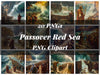 Passover Red Sea Clipart