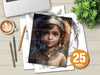 Maya Girl Coloring Book