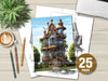 Victorian Tiny House Coloring Book