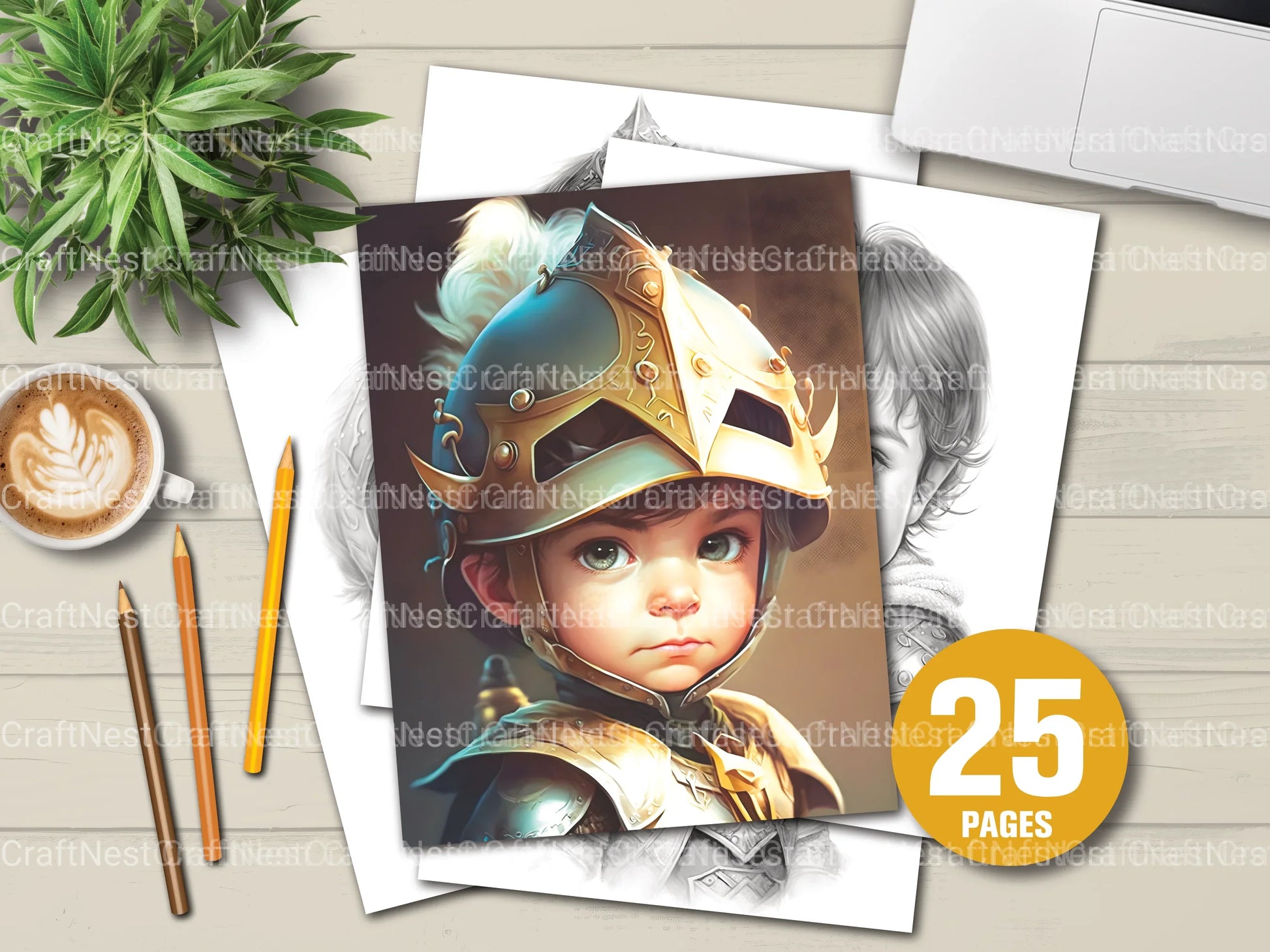 Maori Girl Coloring Book - CraftNest - Digital Crafting and Art