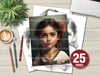 Mexican Girl Coloring Book