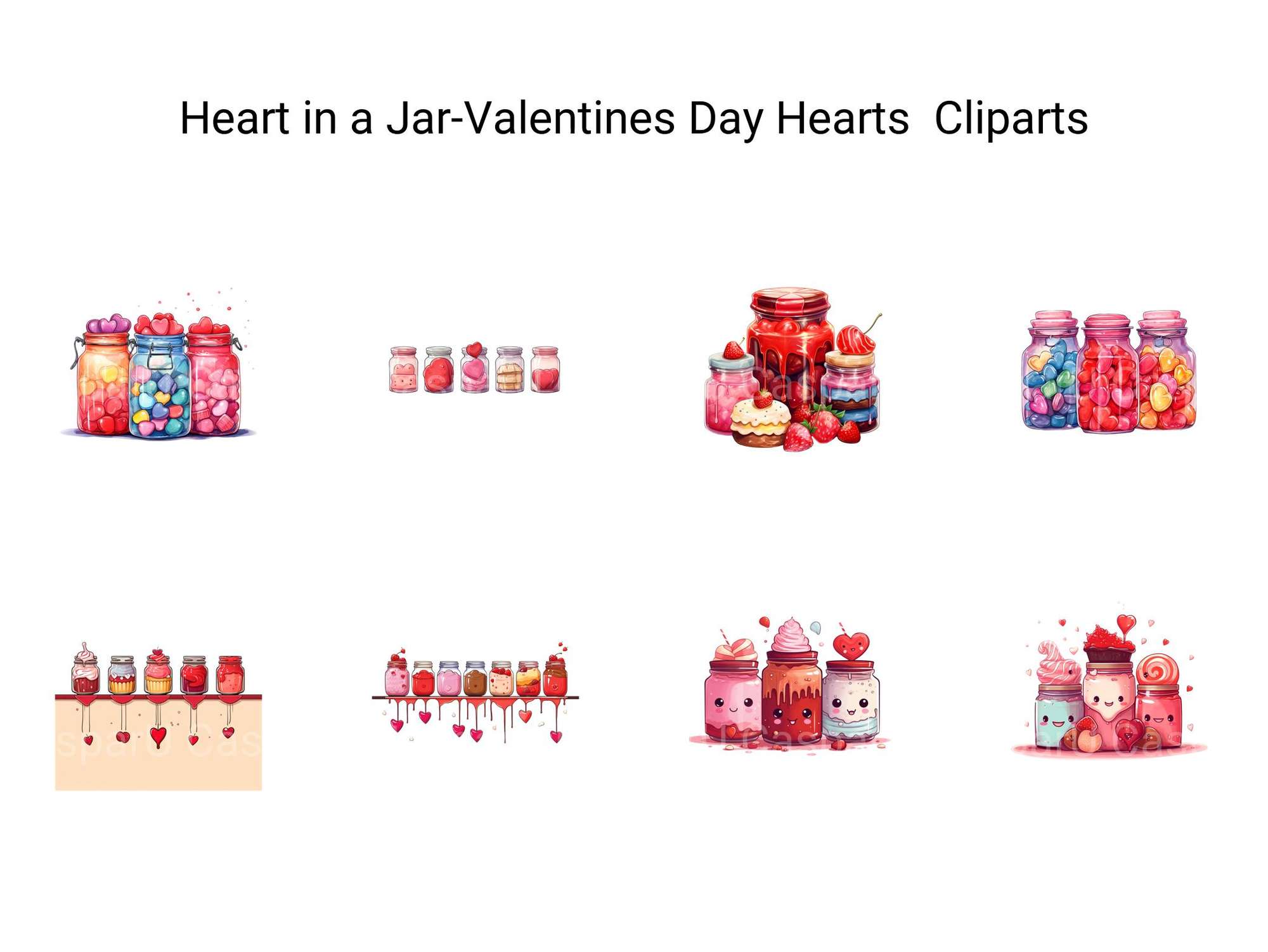Valentines Day Hearts Clipart