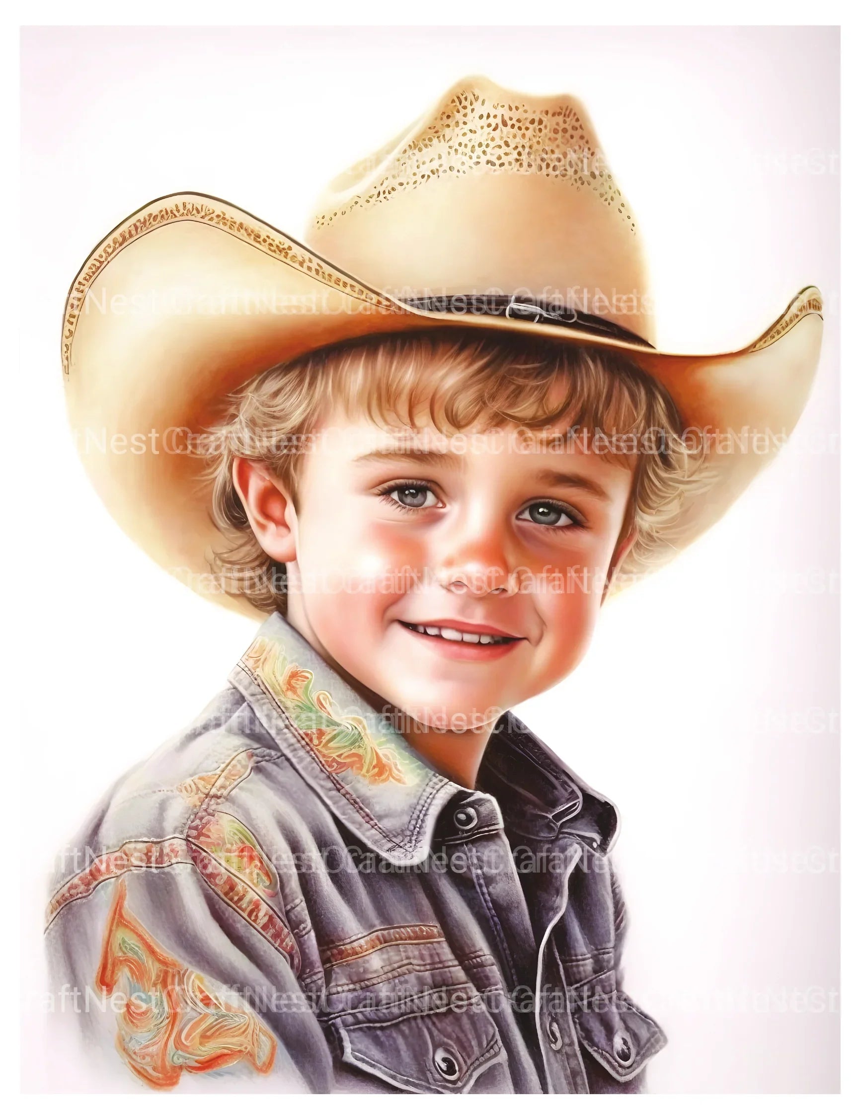 Cowgirl Coloring Book - CraftNest - Digital Crafting and Art