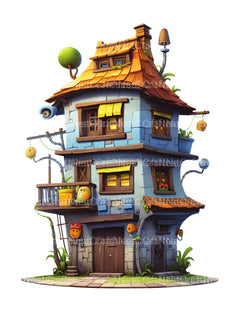 Chile Tiny House Coloring Book - CraftNest - Digital Crafting and Art