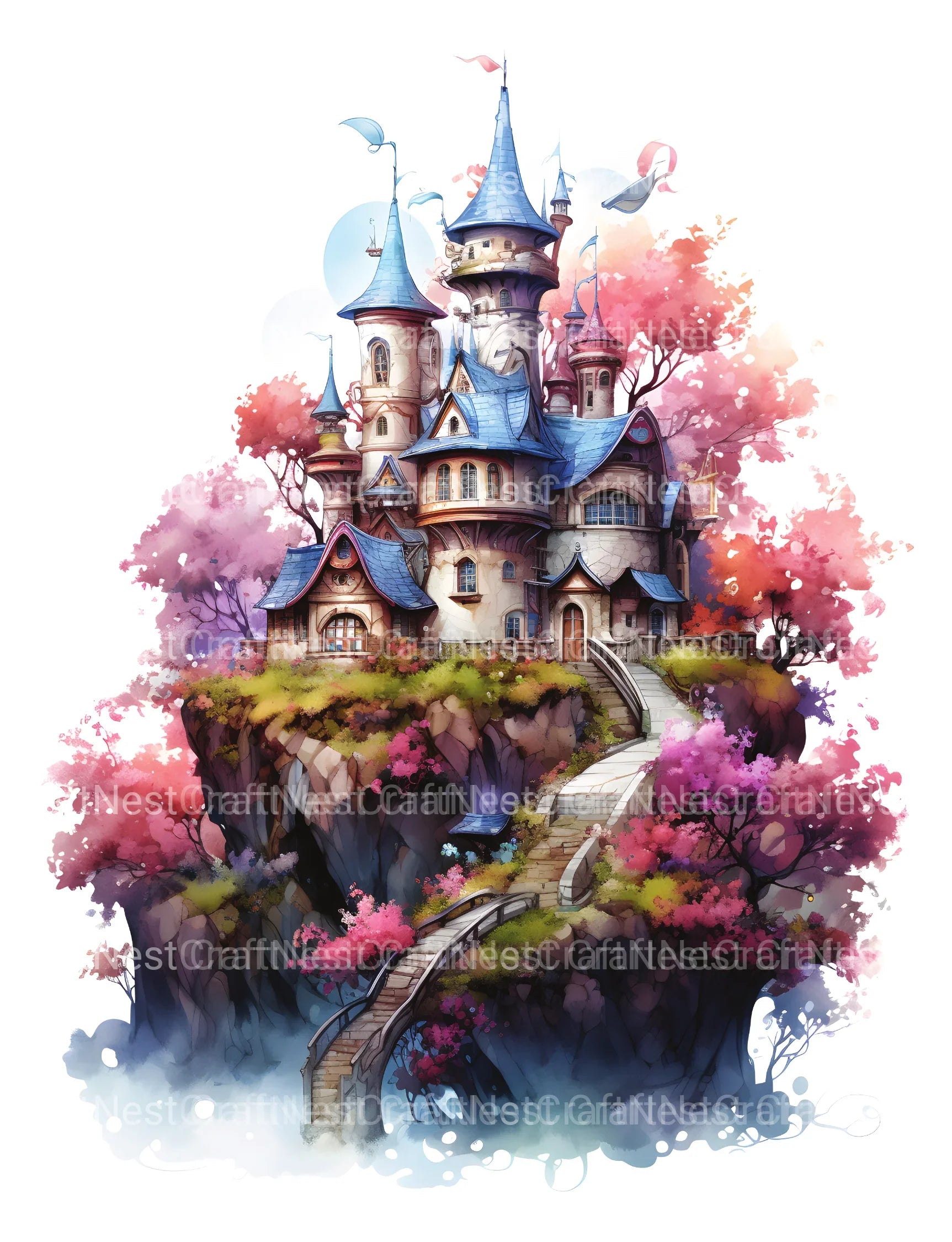 Fairy Fort Coloring Book