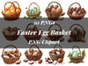 Easter Egg Basket Clipart