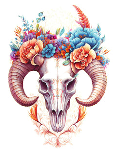 Floral Skull Coloring Book - CraftNest - Digital Crafting and Art