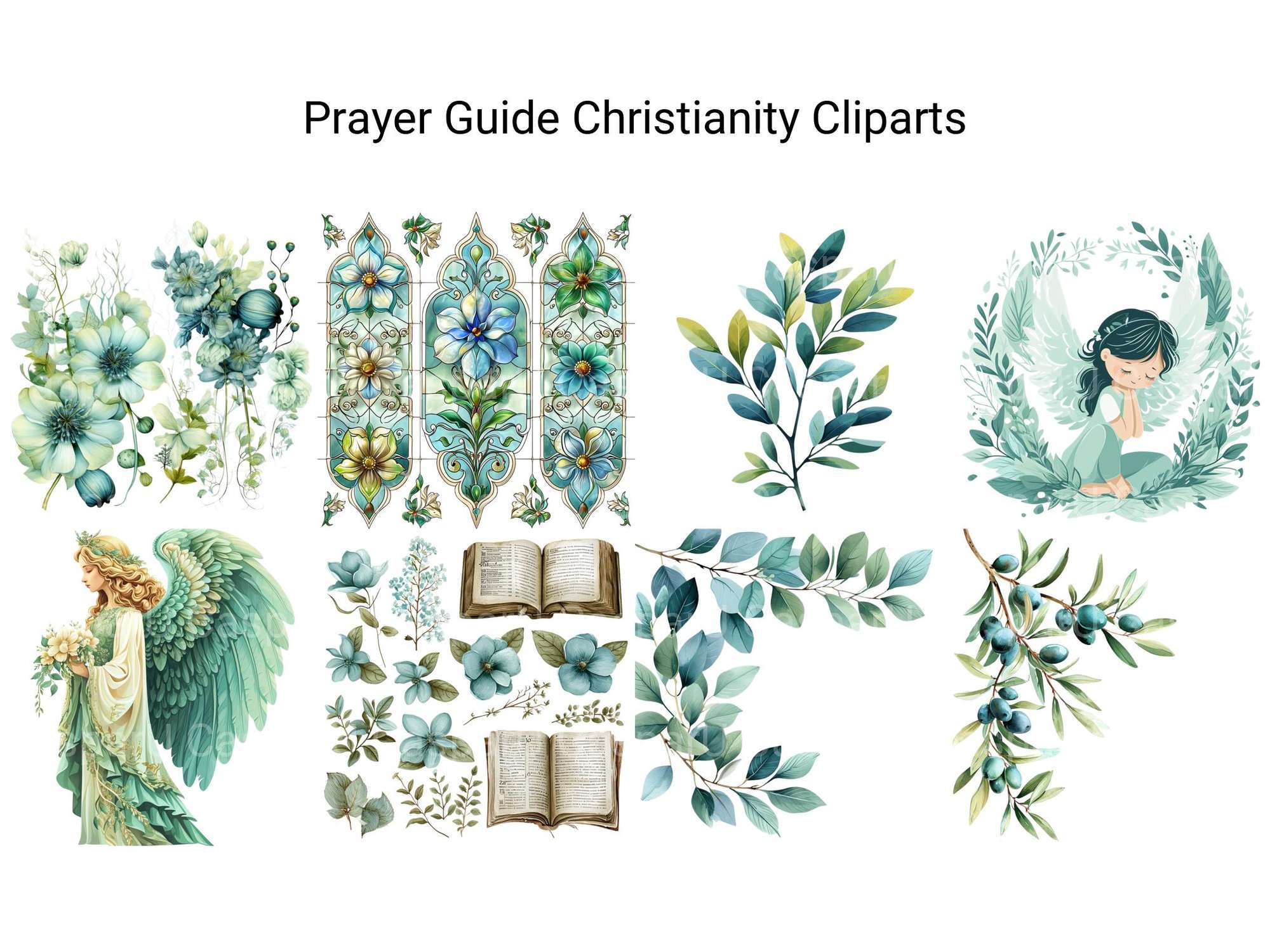 Prayer Guide Christianity Clipart
