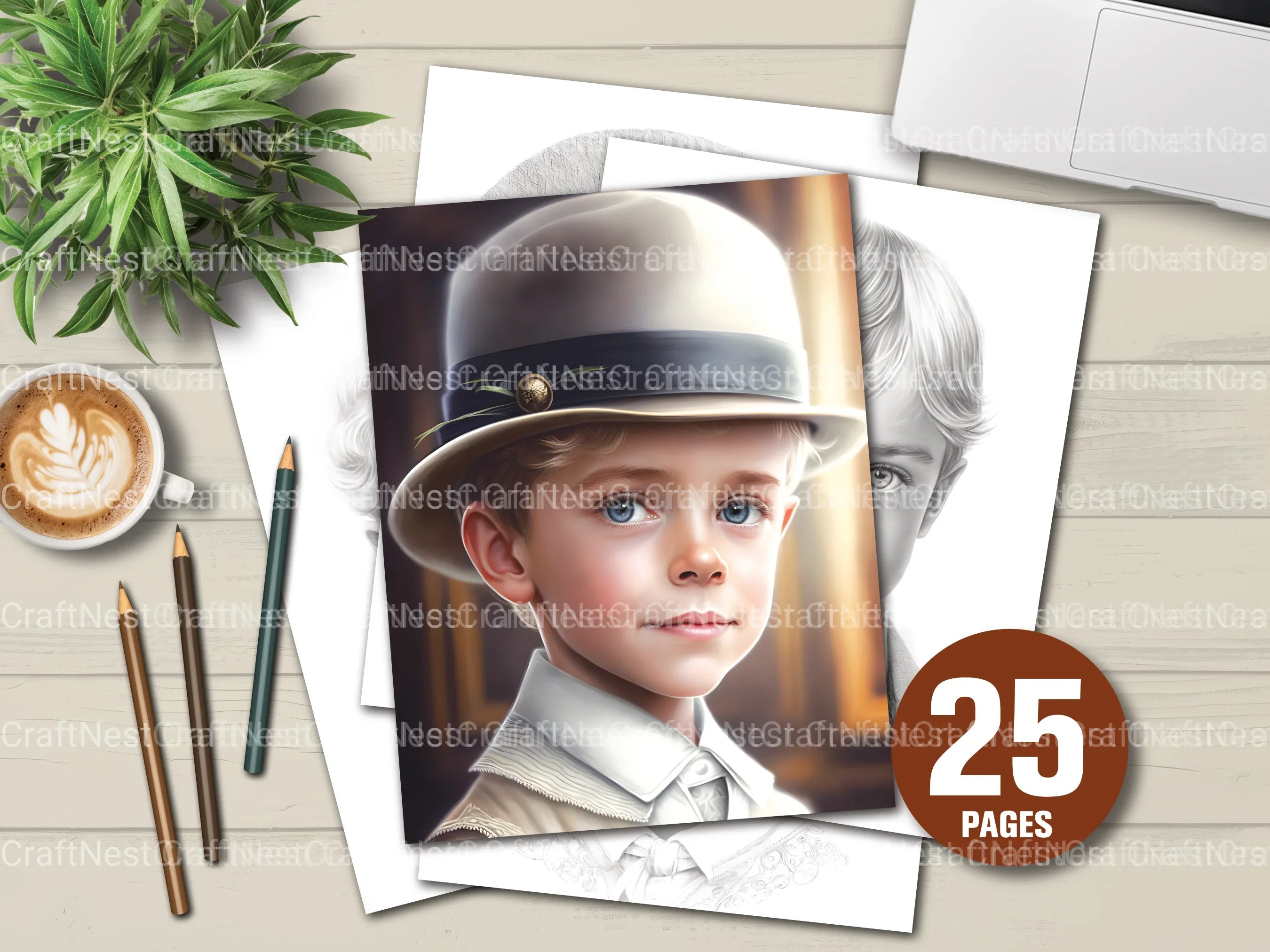 Paladin Girl Coloring Book - CraftNest - Digital Crafting and Art