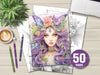 Beautiful Fairy Coloring Book