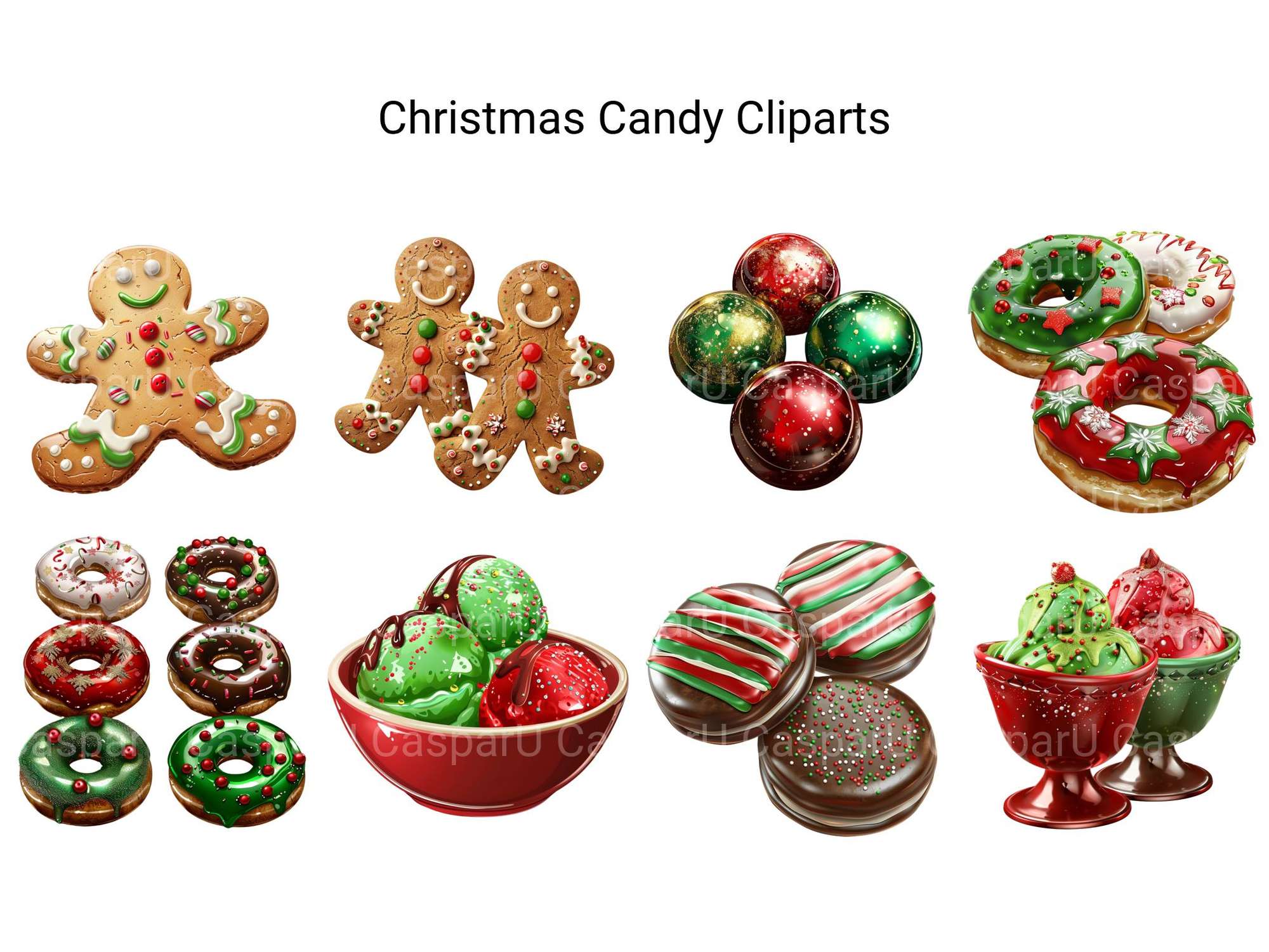 Christmas Candy Clipart