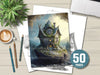 Stone Fairy House Coloring Book