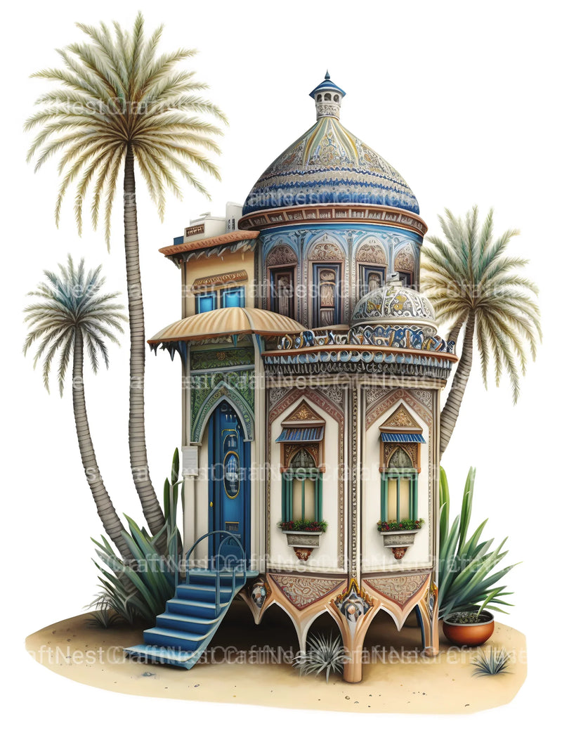 Dubai Tiny House Coloring Book - CraftNest - Digital Crafting and Art