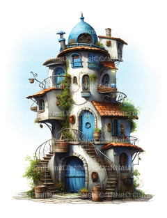 Turkish Tiny House Coloring Book - CraftNest - Digital Crafting and Art