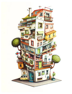 Condominium Tiny House Coloring Book - CraftNest - Digital Crafting and Art