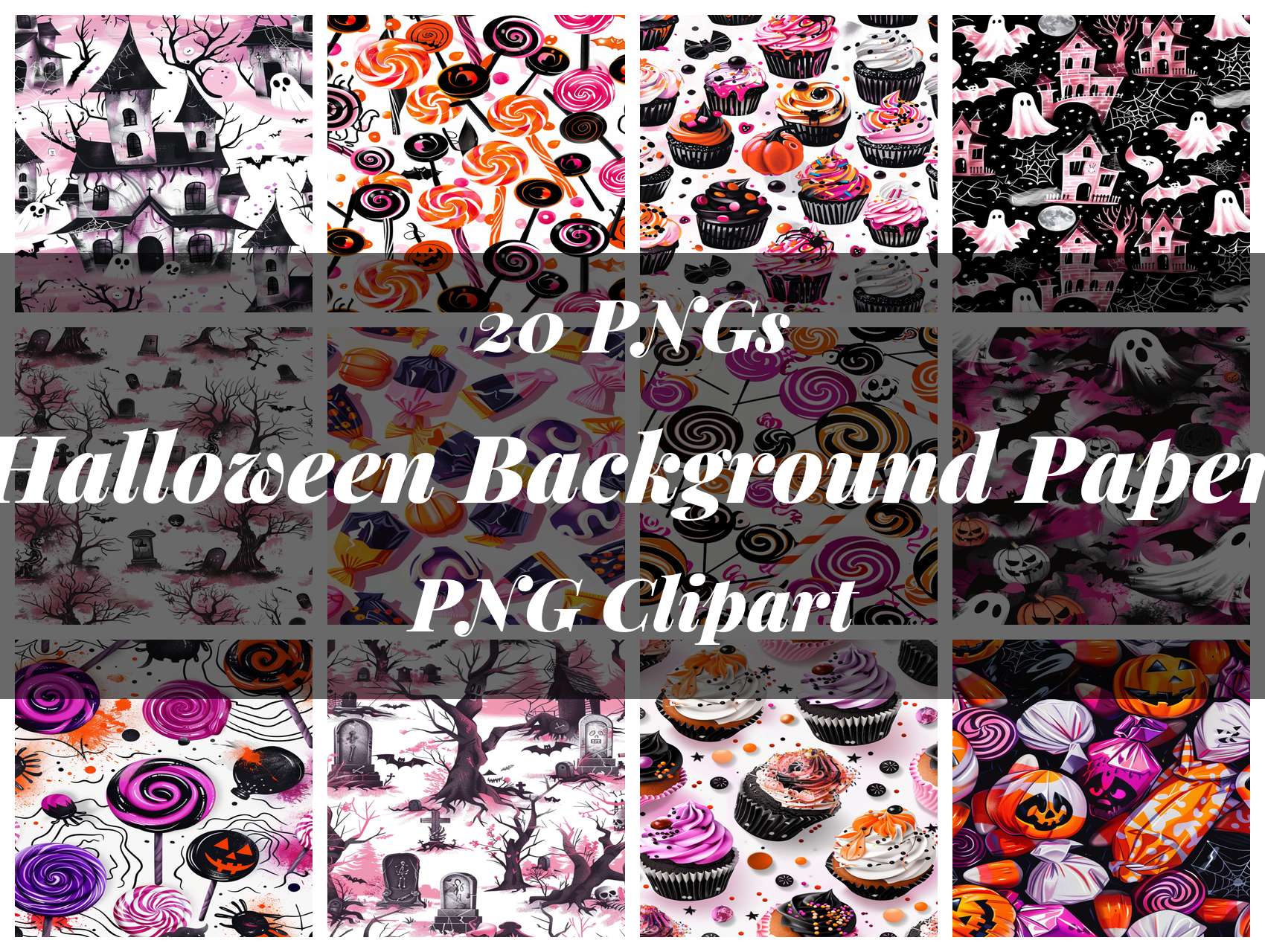 Halloween Background Paper Clipart