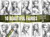 Fairy Beauties Coloring Book
