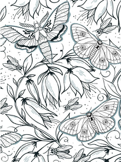 Floral Coloring Book - CraftNest - Digital Crafting and Art