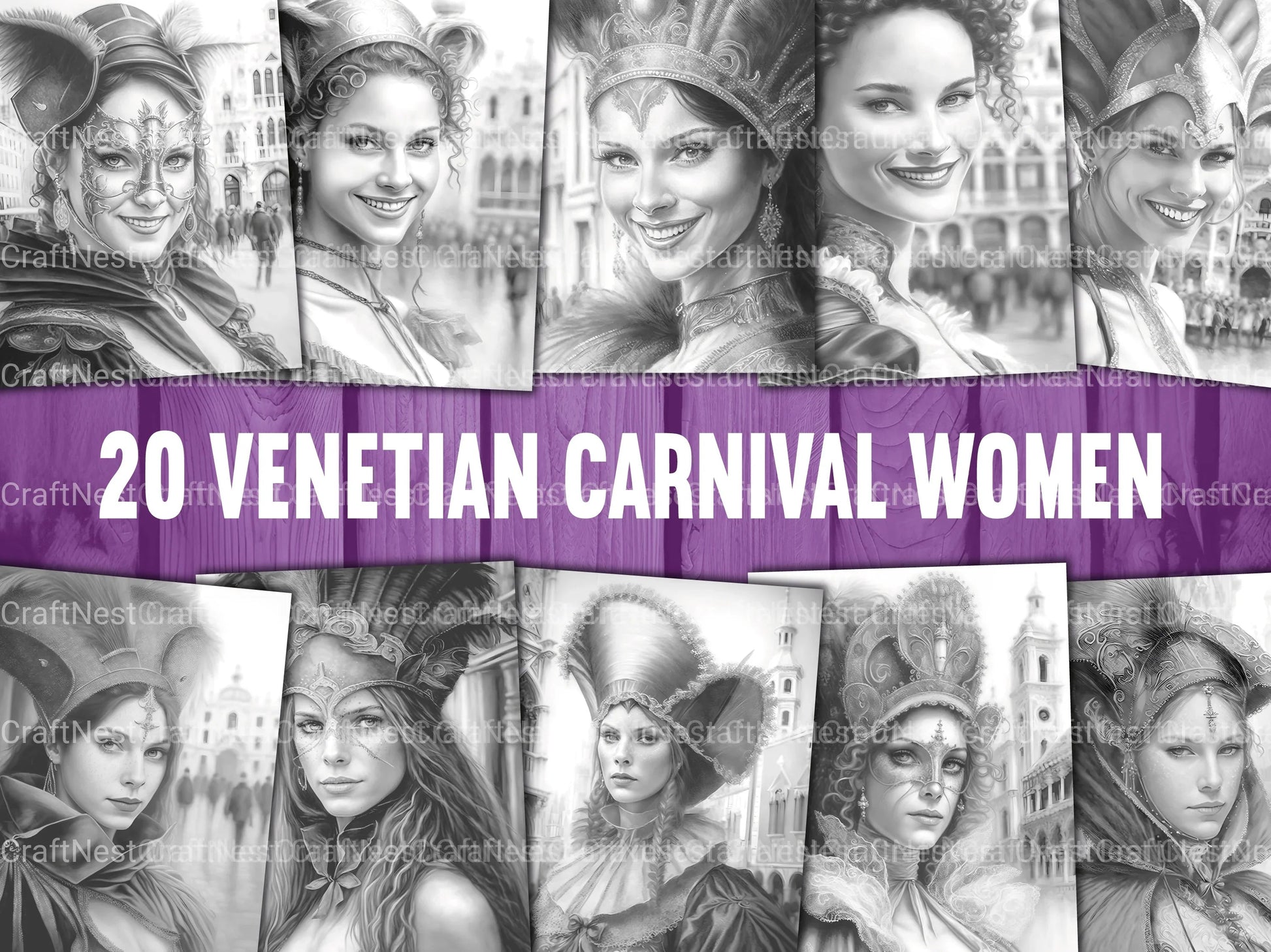 Victorian Woman Coloring Book - CraftNest - Digital Crafting and Art