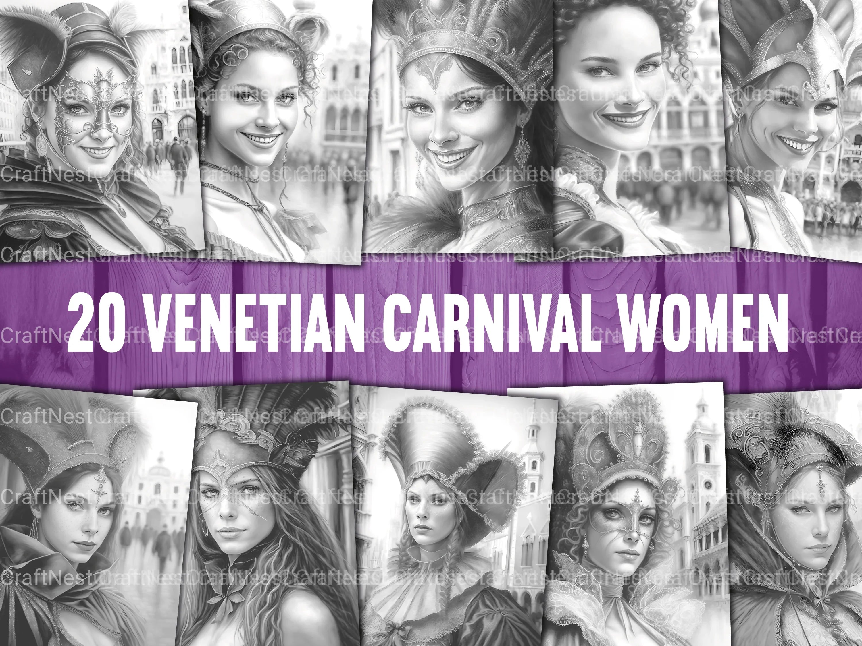 Victorian Woman Coloring Book - CraftNest - Digital Crafting and Art