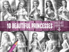 Beautiful Princesses Coloring Book