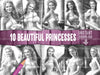 Beautiful Princesses Coloring Book