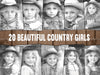 Country Girl Coloring Book