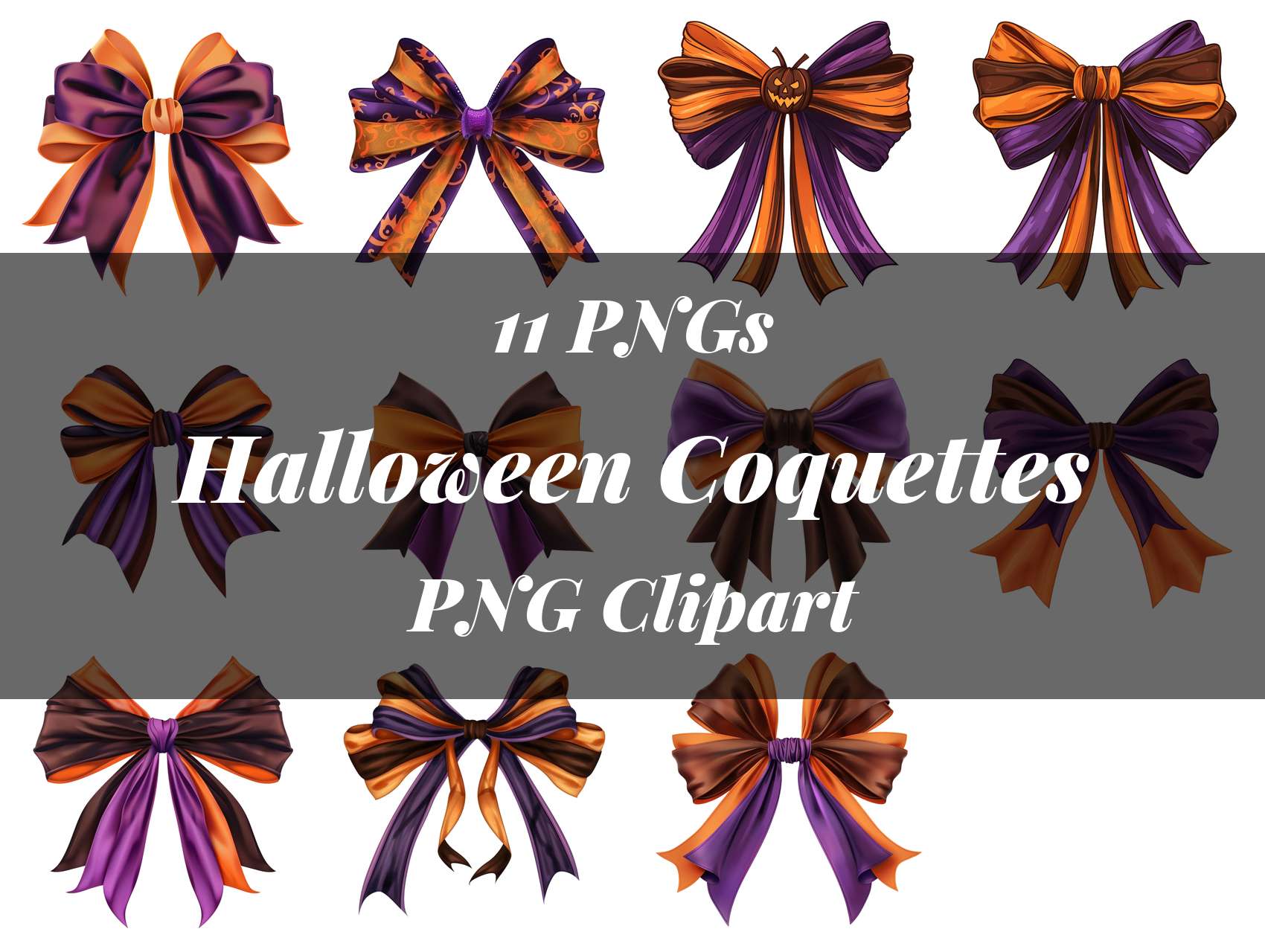 Halloween Coquettes Clipart