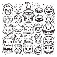 Kids Halloween Coloring Book 10 - CraftNest - Digital Crafting and Art
