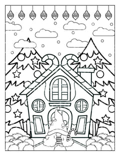 Kids Christmas Coloring Book - CraftNest - Digital Crafting and Art