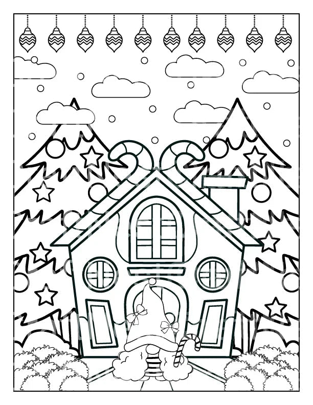 Kids Christmas Coloring Book - CraftNest - Digital Crafting and Art