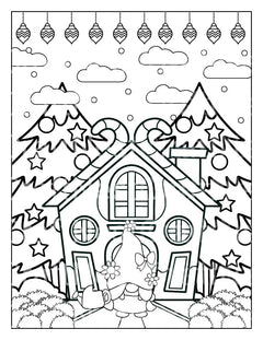 Kids Christmas Coloring Book - CraftNest - Digital Crafting and Art