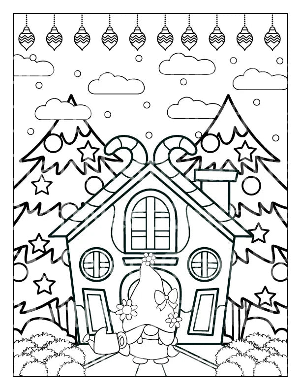 Kids Christmas Coloring Book - CraftNest - Digital Crafting and Art
