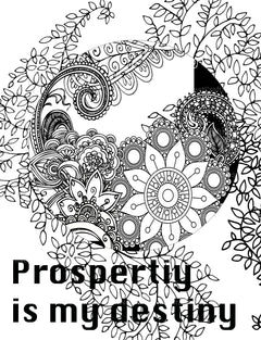 Colorist Heaven Affirmations Coloring Book - CraftNest - Digital Crafting and Art