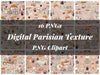 Digital Parisian Texture Clipart