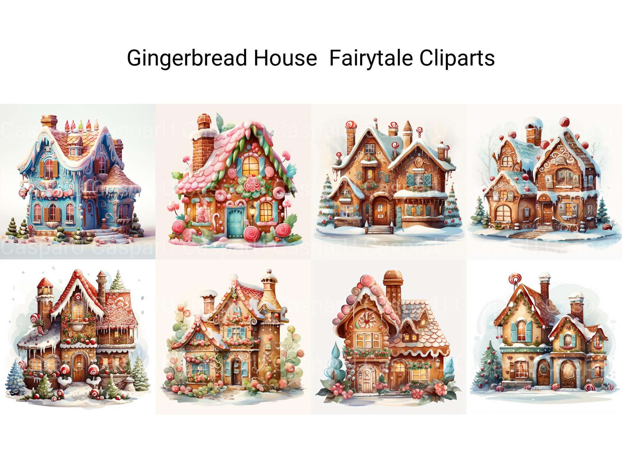 Gingerbread House Bonus Fairytale Clipart